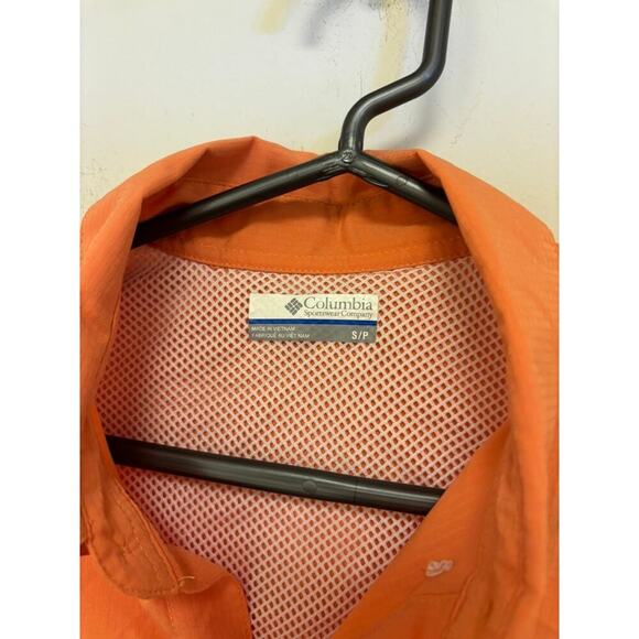 Columbia PFG Omni-Shade Long Sleeve Button Down Tops (Set of Two) Orange Blue - Picture 3 of 13